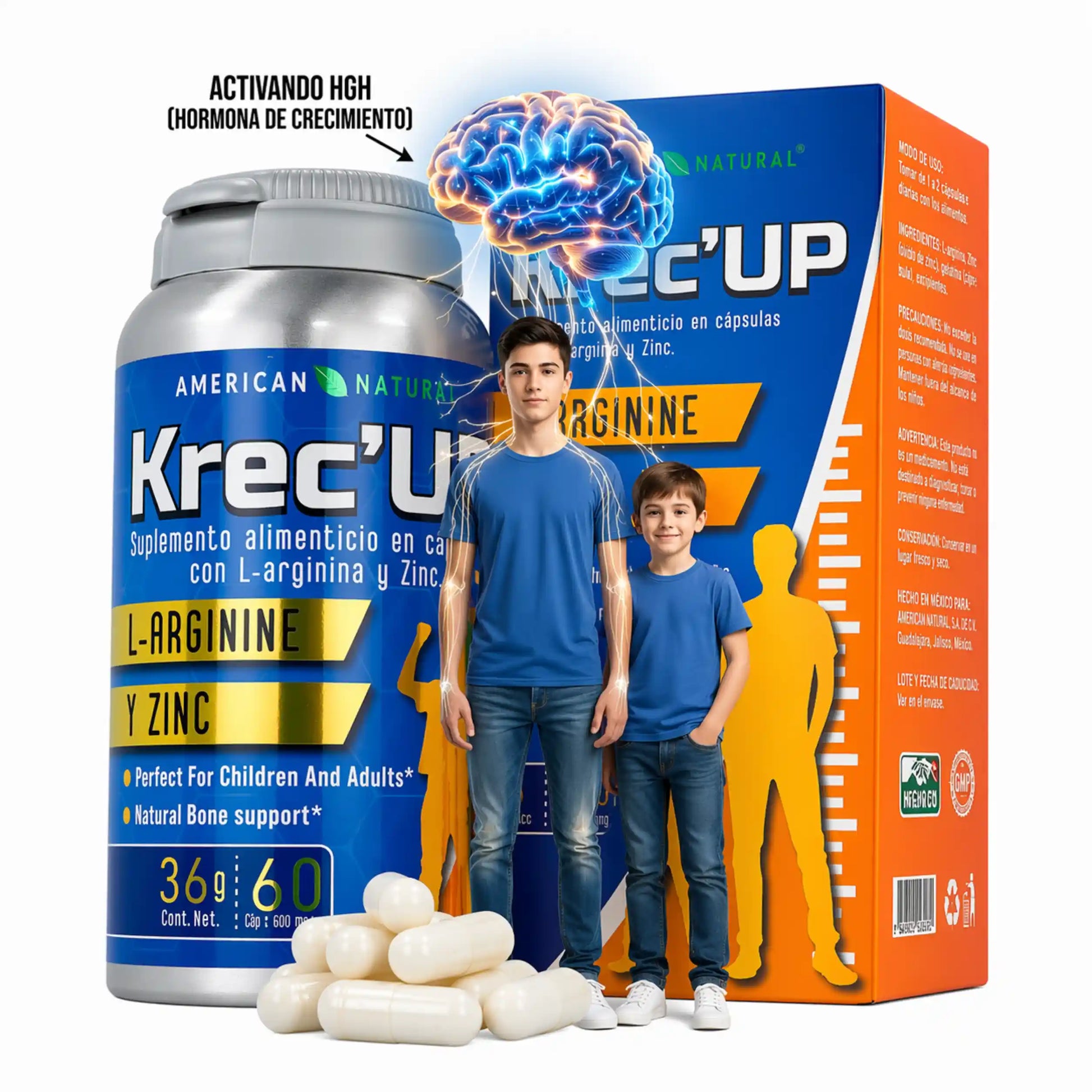 Krec'UP PERÚ: Activador Hormonal de Crecimiento & desarrollo máximo