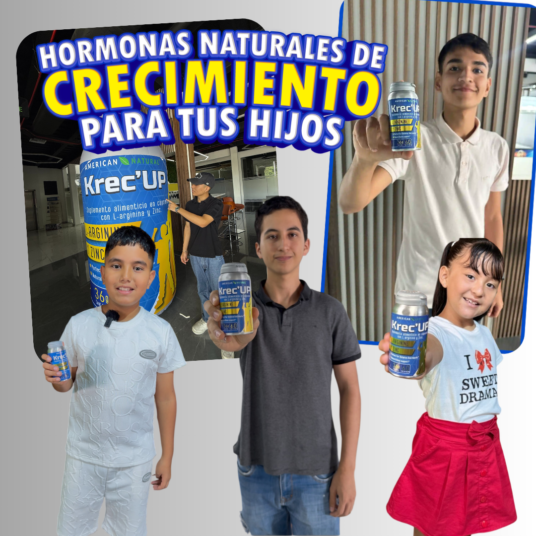 Krec'UP PERÚ: Activador Hormonal de Crecimiento & desarrollo máximo